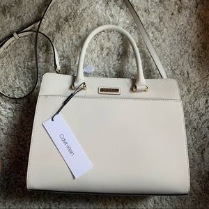 Calvin Klein White Handbag Purse